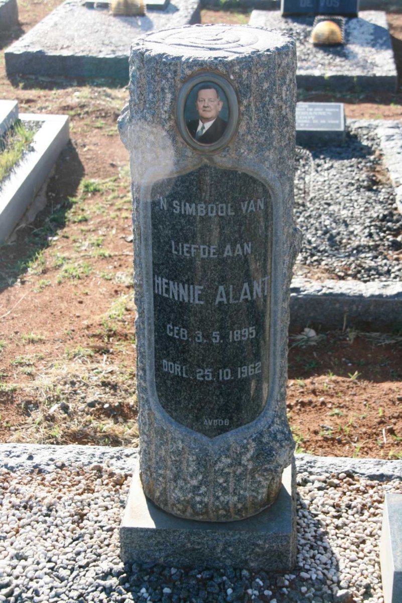 ALANT Hennie 1895-1962