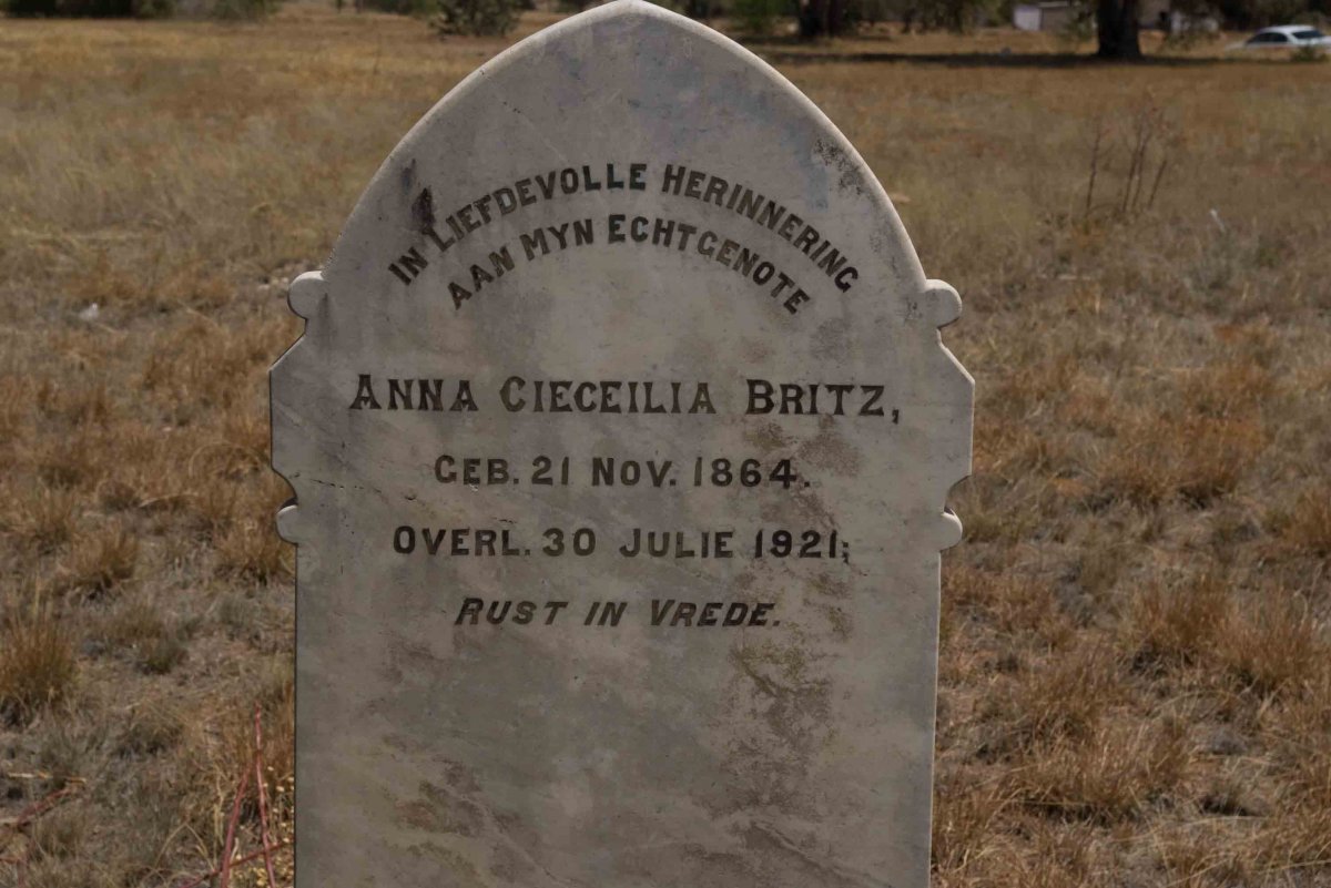 BRITZ Anna Cieceilia 1864-1921