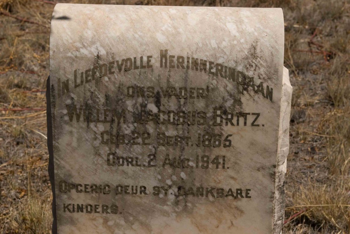 BRITZ Willem Jacobus 1865-1941