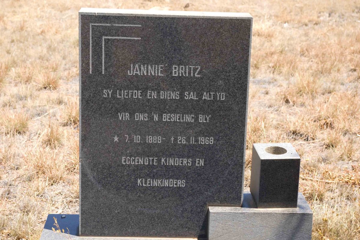 BRITZ Jannie 18886-1968