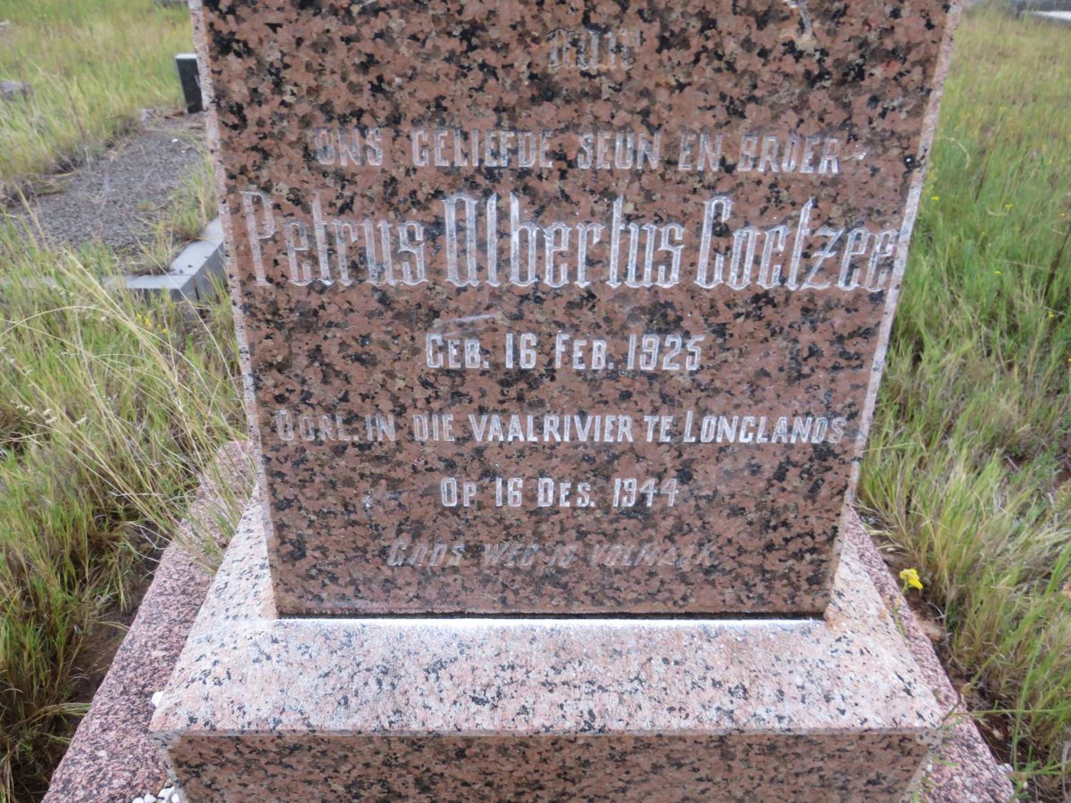 COETZEE Petrus Albertus 1925-1944 _2