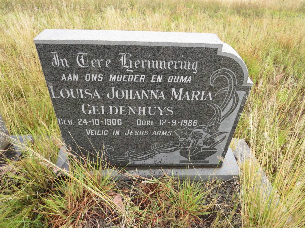 GELDENHUYS Louisa Johanna Maria 1908-1986