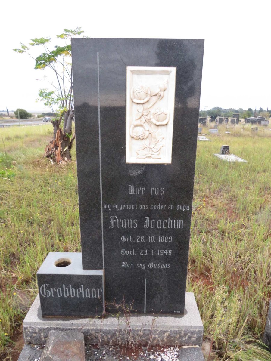 GROBBELAAR Frans Joachim 1889-1949