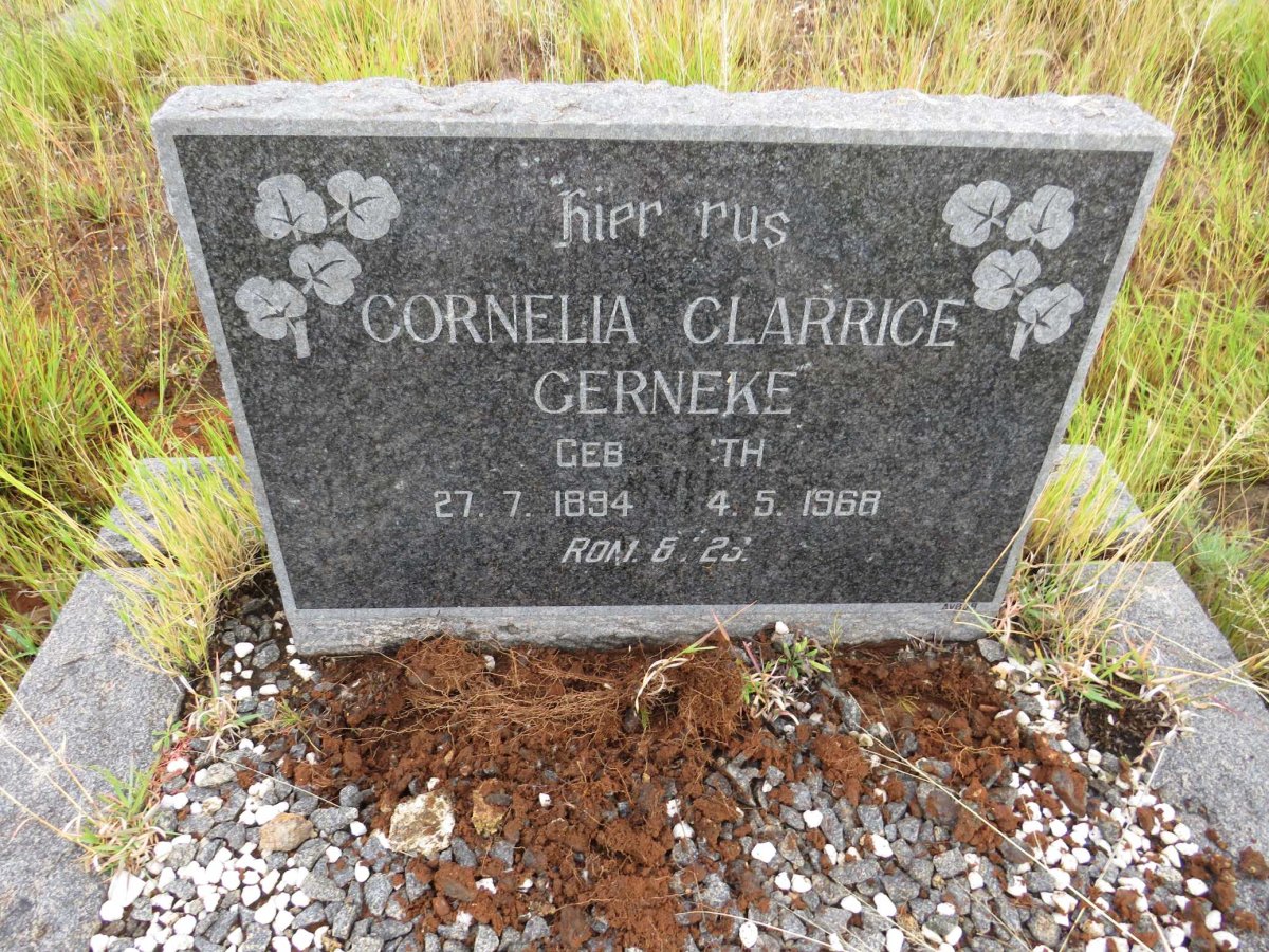 GERNEKE Cornelia Clarrice 1894-1968