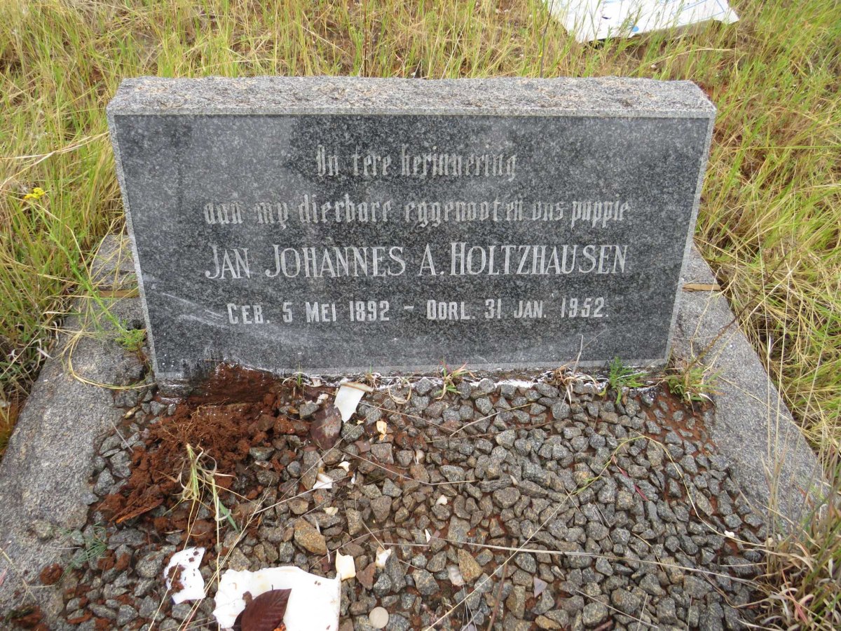 HOLTZHAUSEN Jan Johannes A. 1892-1952