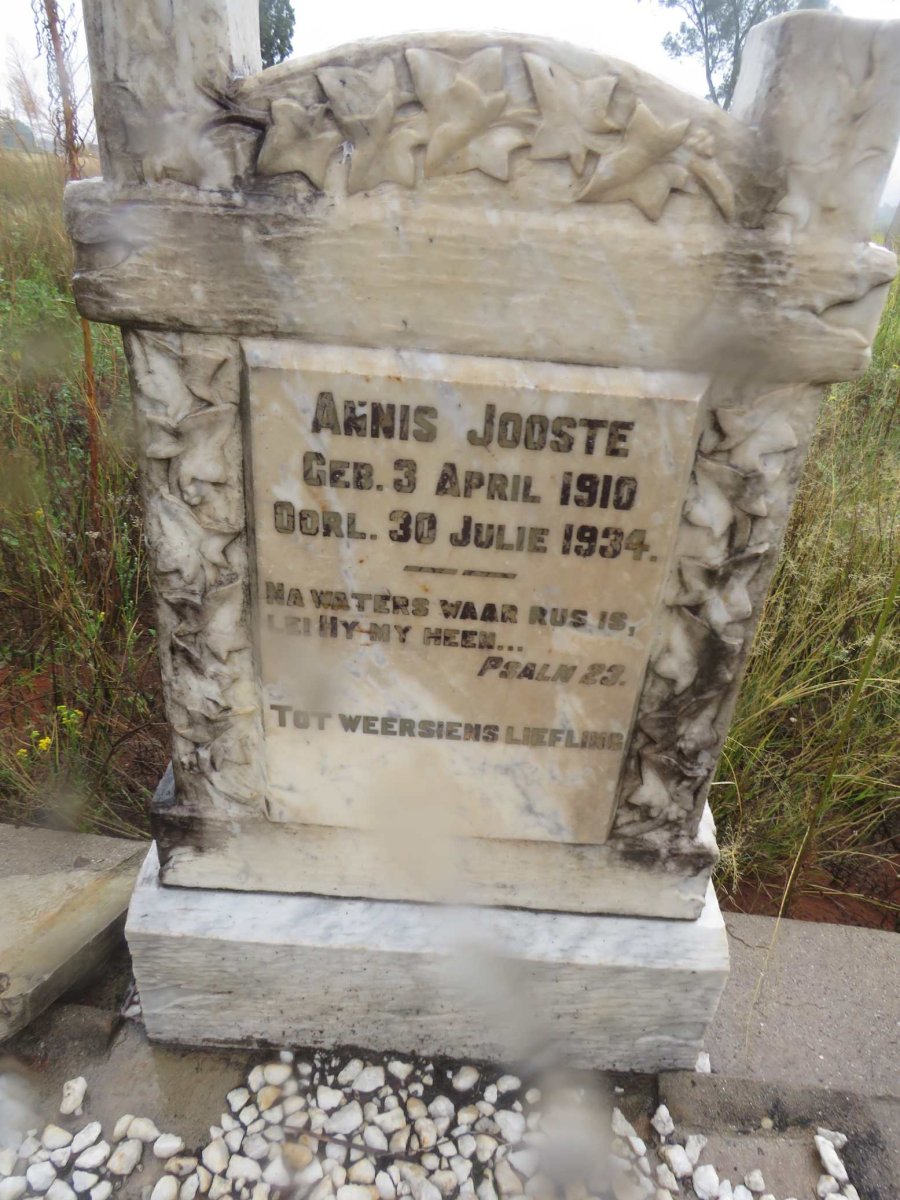 JOOSTE Annis 1910-1934