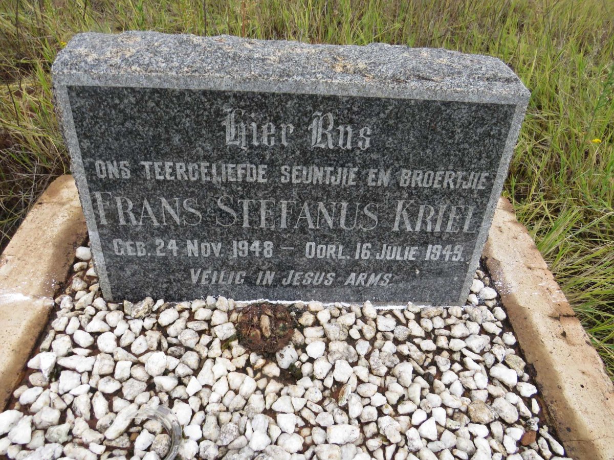 KRIEL Frans Stefanus 1948-1949