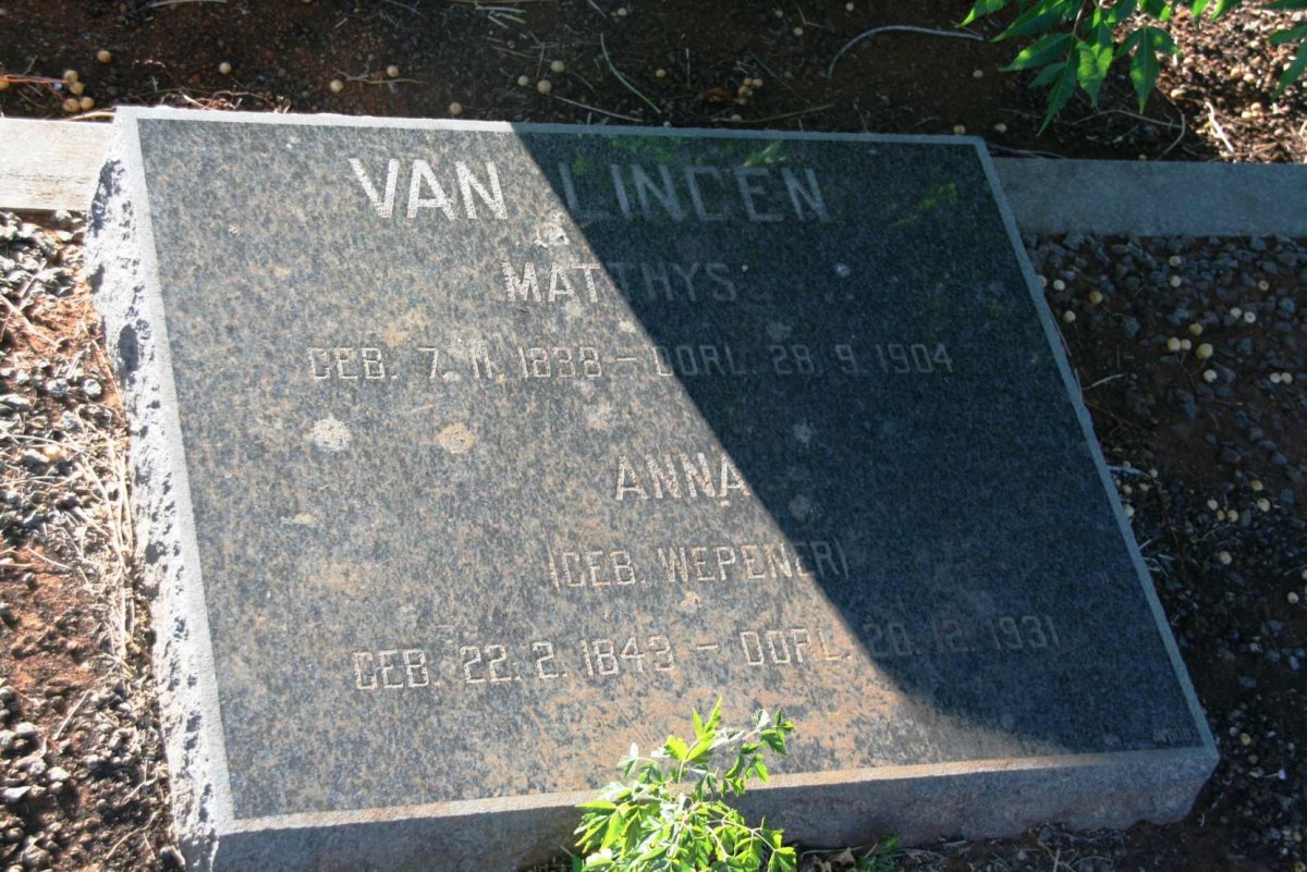 LINGEN Matthys, van 1838-1904 & Anna WEPENER 1843-1931 