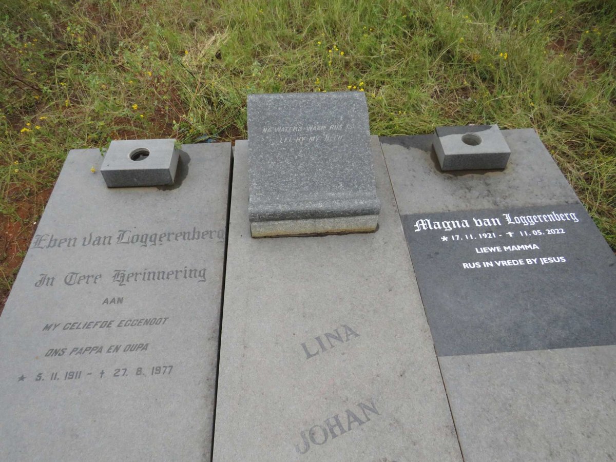 LOGGERENBERG Eben, van 1911-1977 &amp; Magna 1921-2022