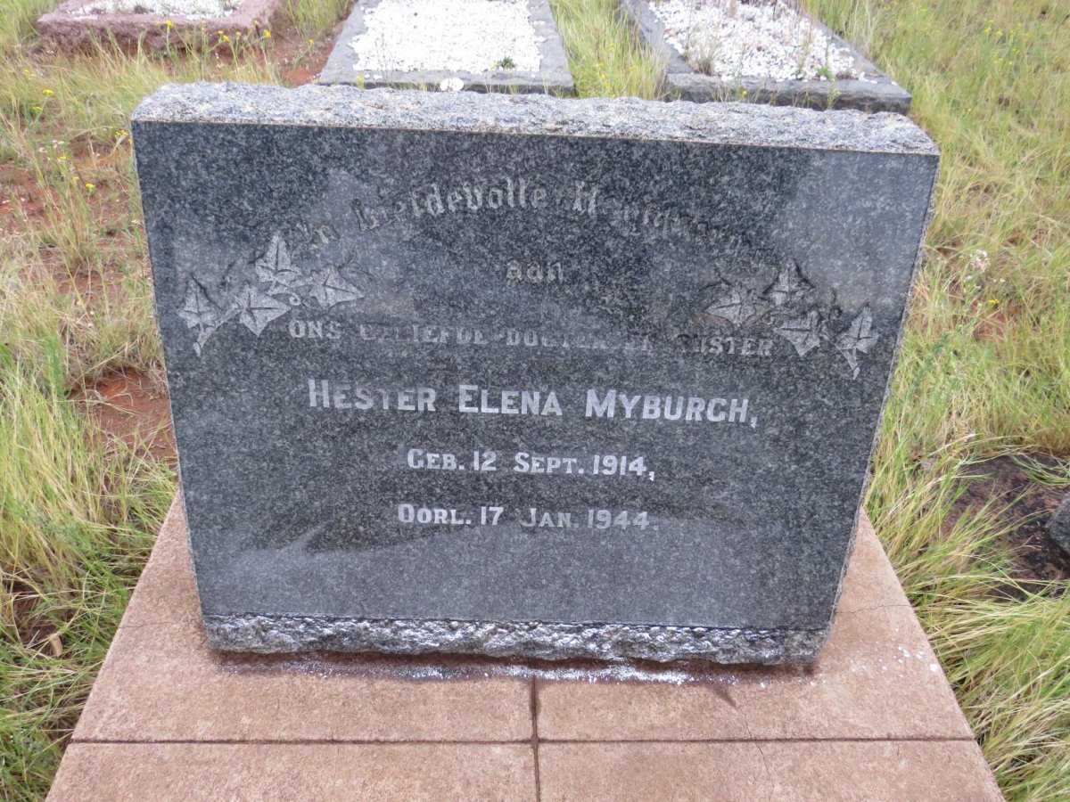 MYBURGH Hester Elena 1914-1944