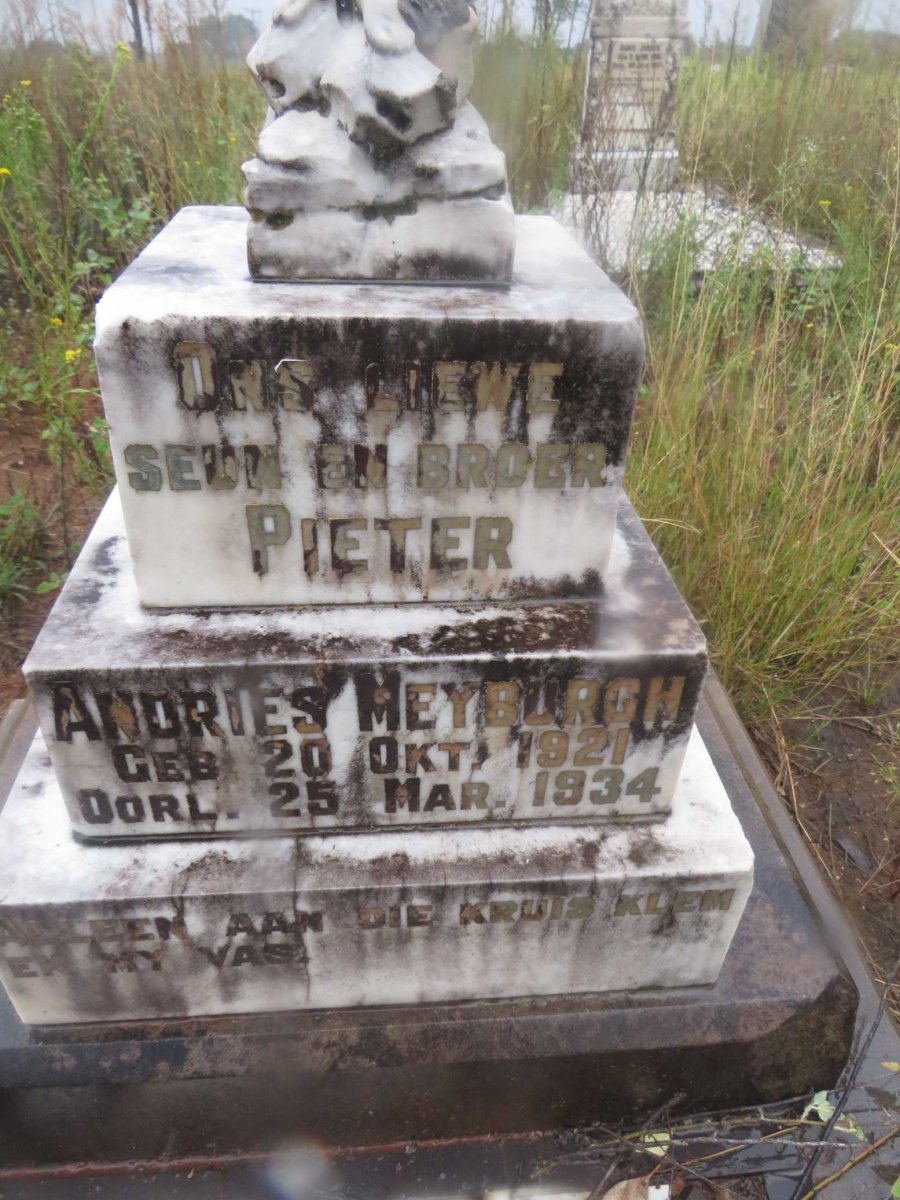 MEYBURGH Pieter Andries 1921-1934
