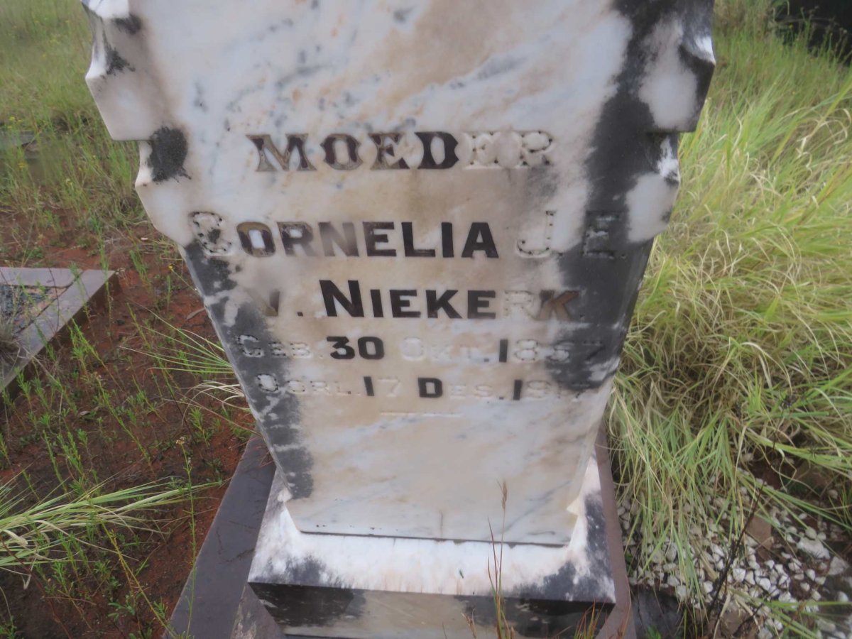 NIEKERK Cornelia J.E., van 1857-1917 _2