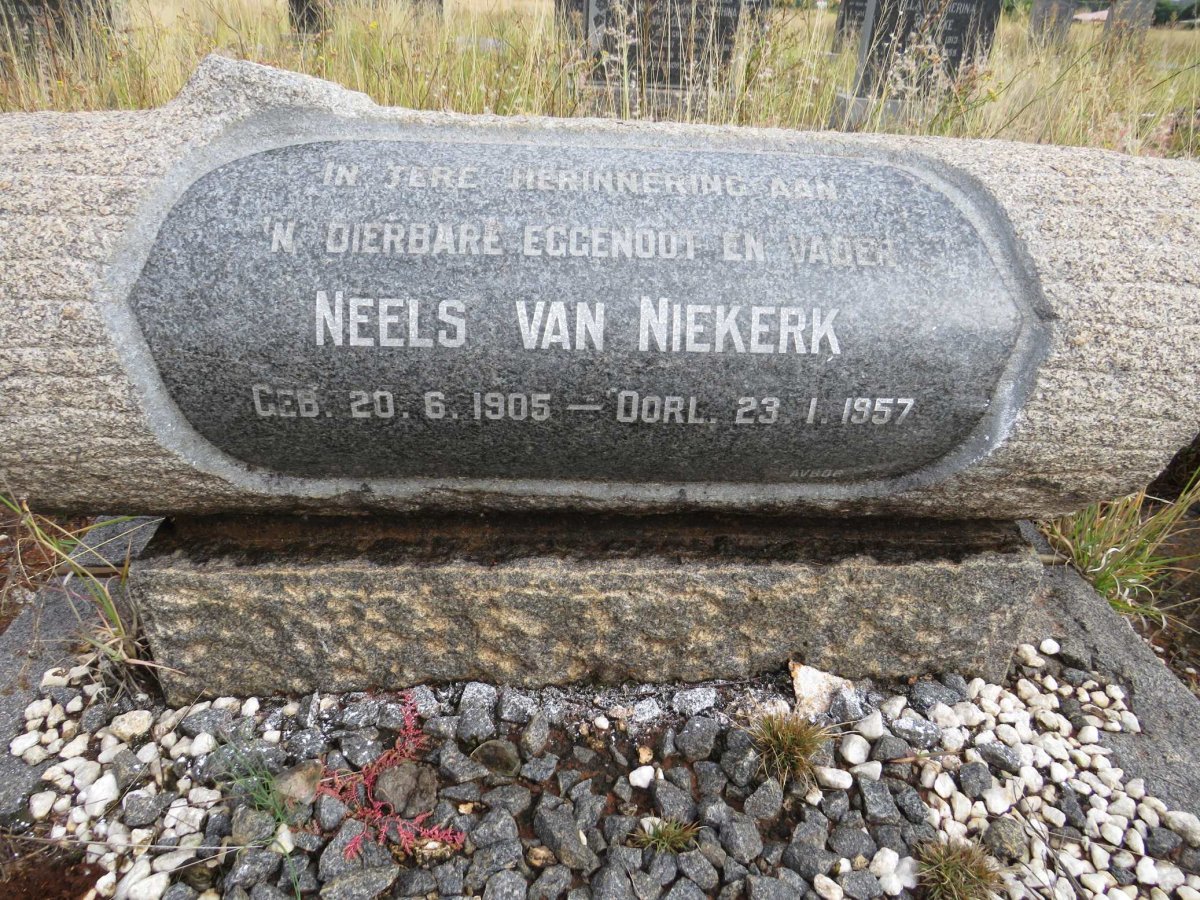 NIEKERK Neels, van 1905-1957