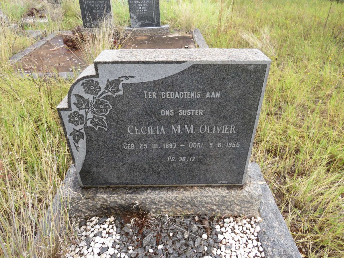OLIVIER Cecilia M.M. 1897-1955