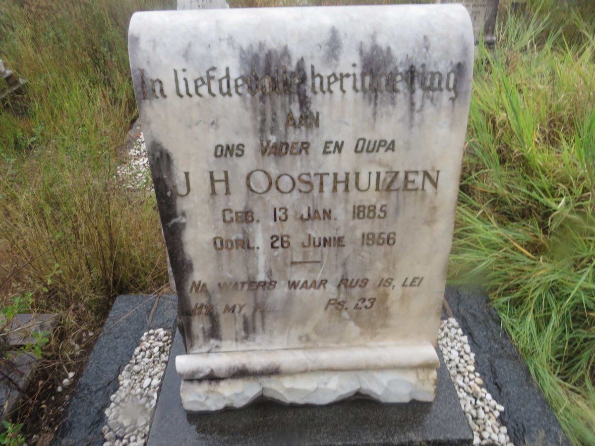 OOSTHUIZEN J.H. 1885-1956
