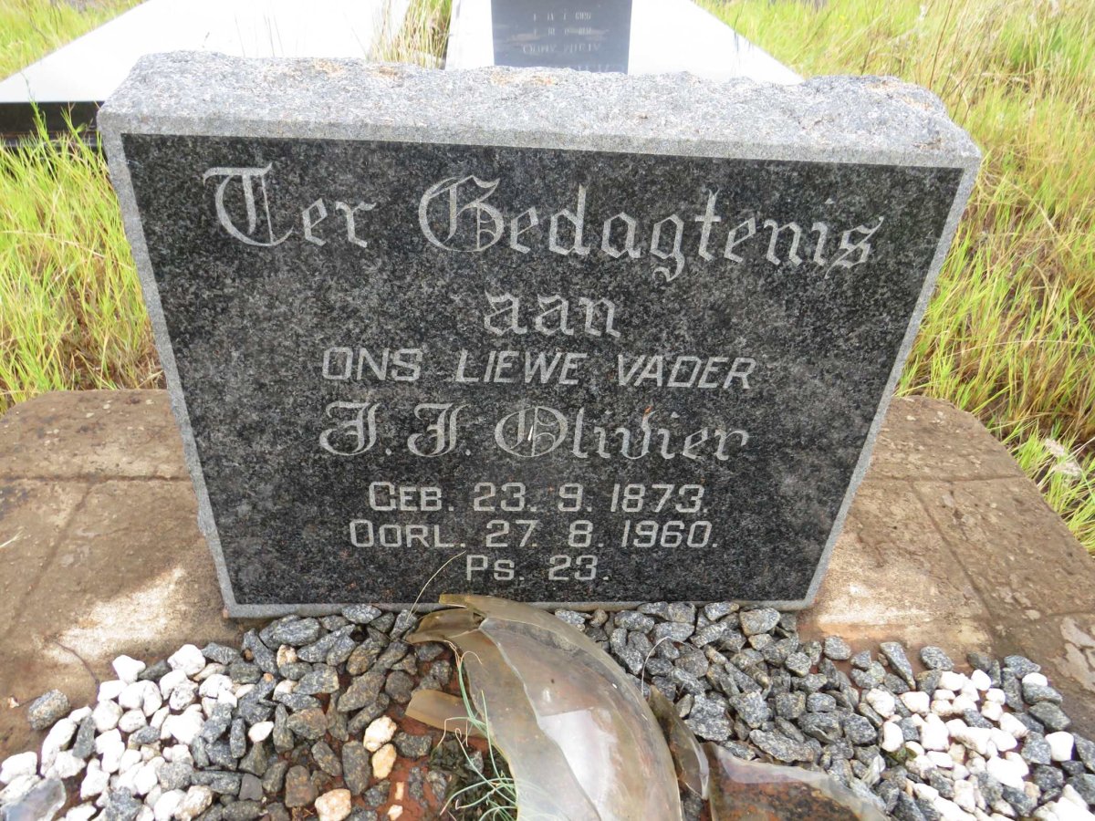 OLIVIER J.J. 1873-1960