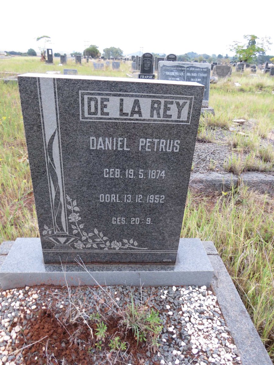 REY Daniel Petrus, de la 1874-1952
