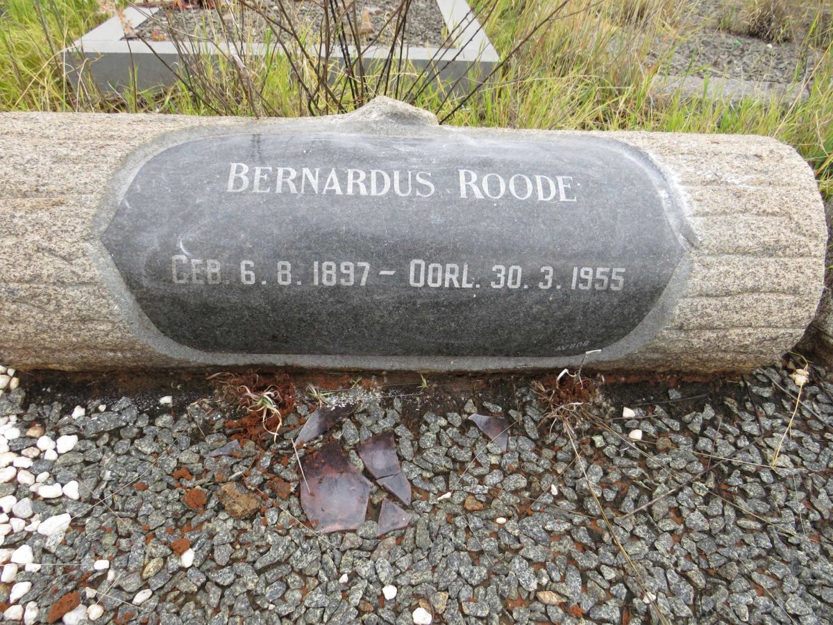 ROODE Bernardus 1897-1955