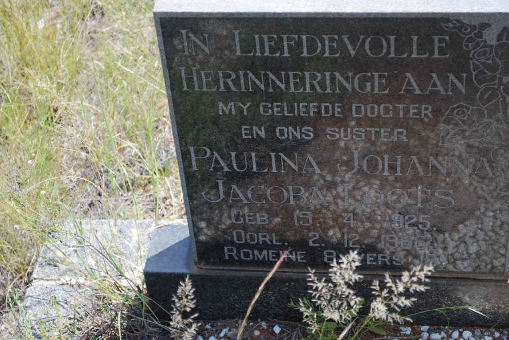 ROOTS Paulina Johanna Jacoba 1925-1966