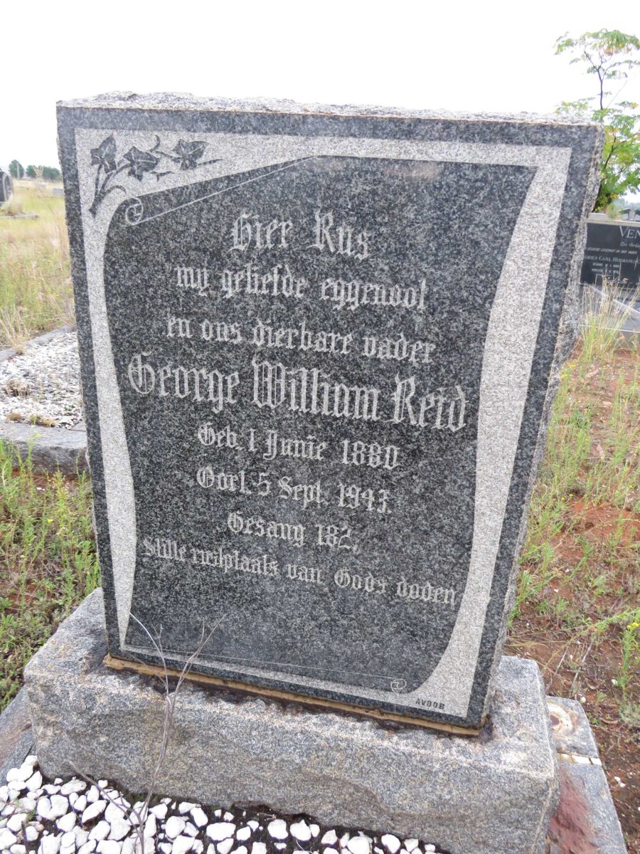 REID George William 1880-1943