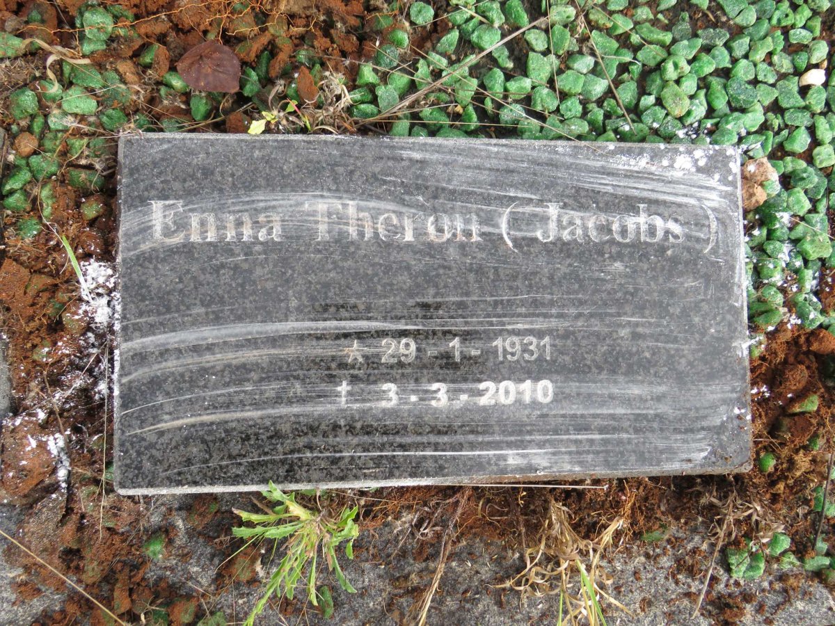 THERON Enna nee JACOBS 1931-2010