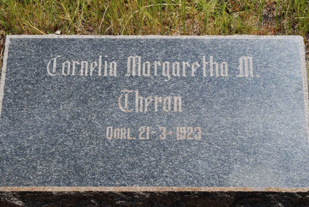 THERON Cornelia Margaretha M. -1923