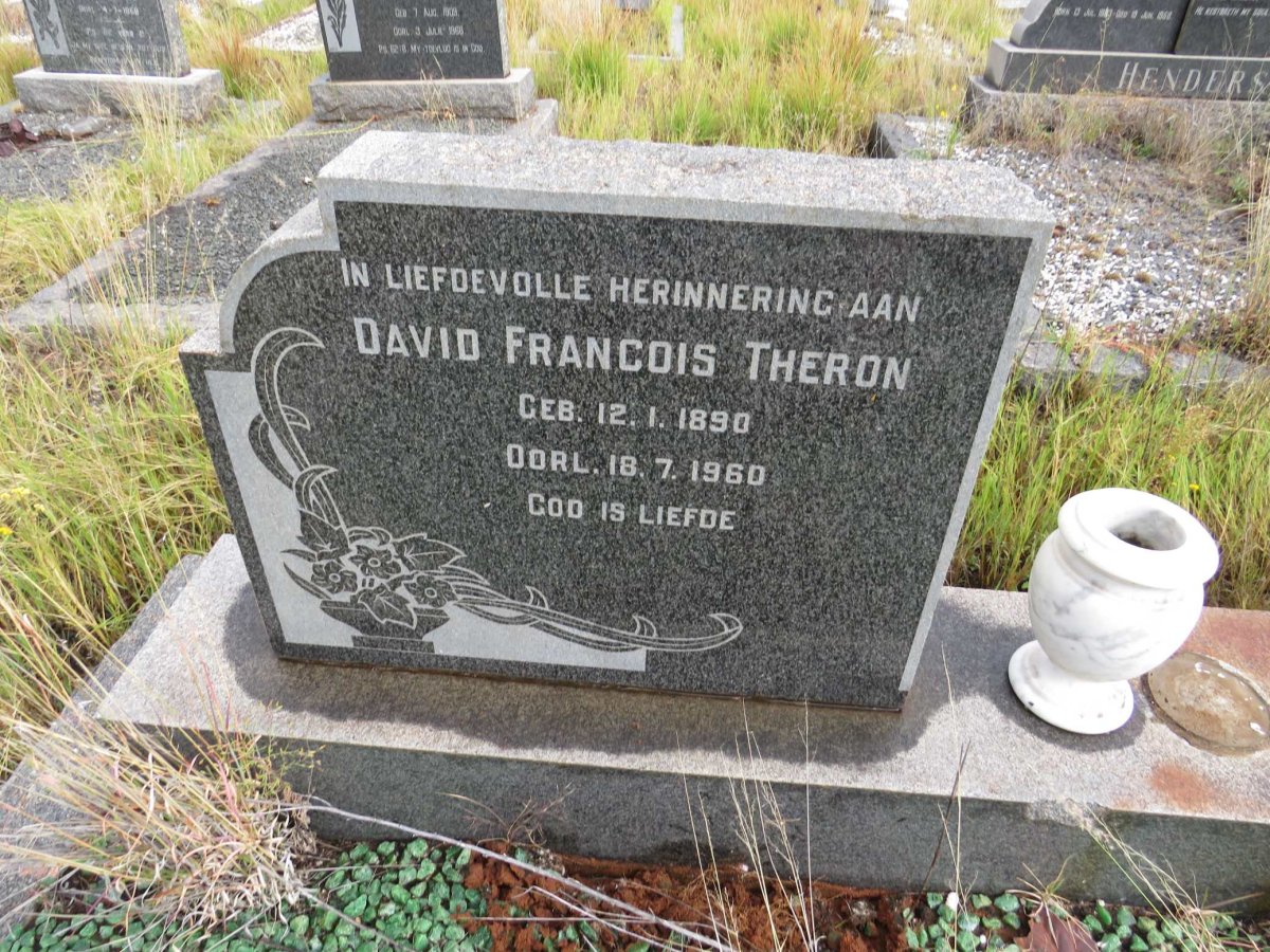 THERON David Francois 1890-1960