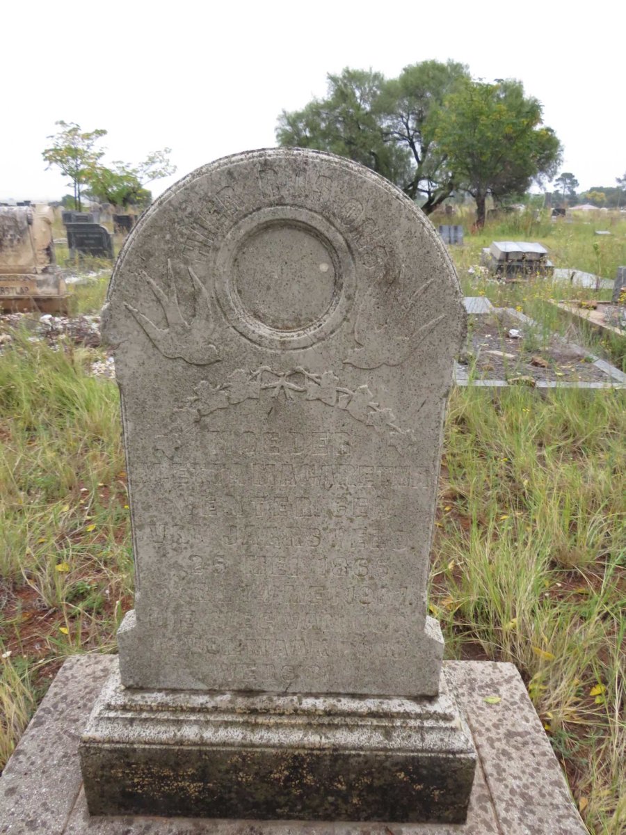 VENTER Aletta Magaretha nee VAN JAARSVELD 1865-1937