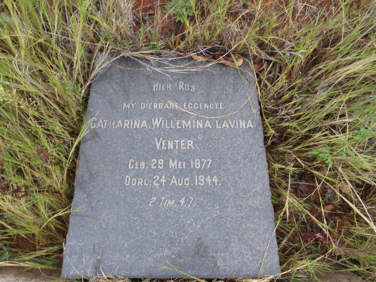 VENTER Catharina Willemina Lavina 1877-1944