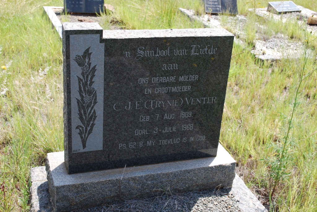 VENTER C.J. E. 1909-1968