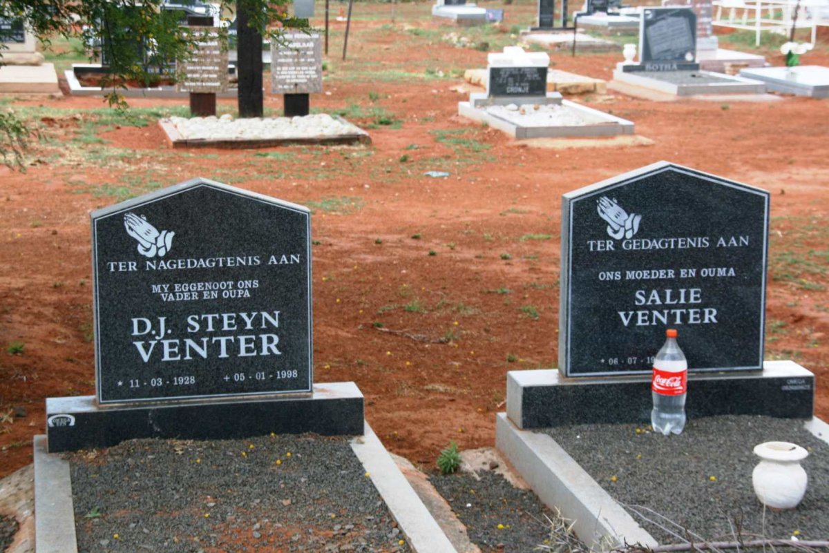 VENTER D.J. Steyn 1928-1998 & Salie