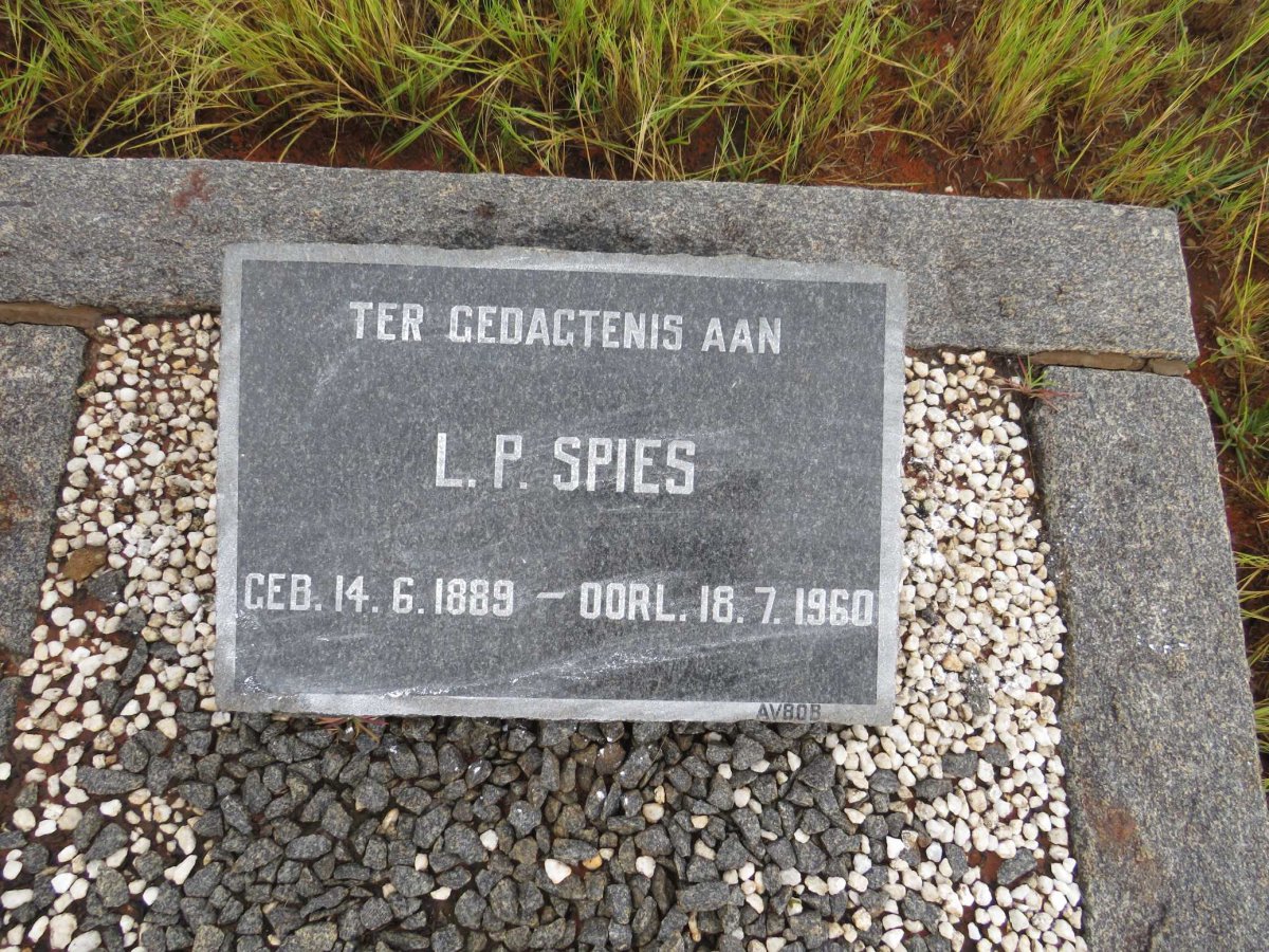 SPIES L.P. 1889-1960