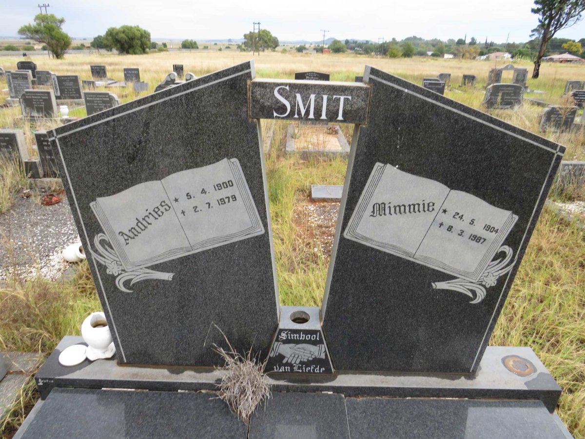 SMIT Andries 1900-1979 &amp; Mimmie 1904-1987