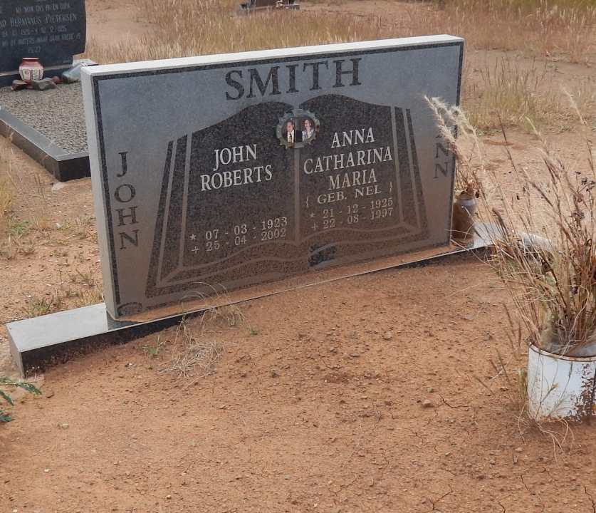 SMITH John Roberts 1923-2002 &amp; Anna Catharina Maria NEL 1925-1997