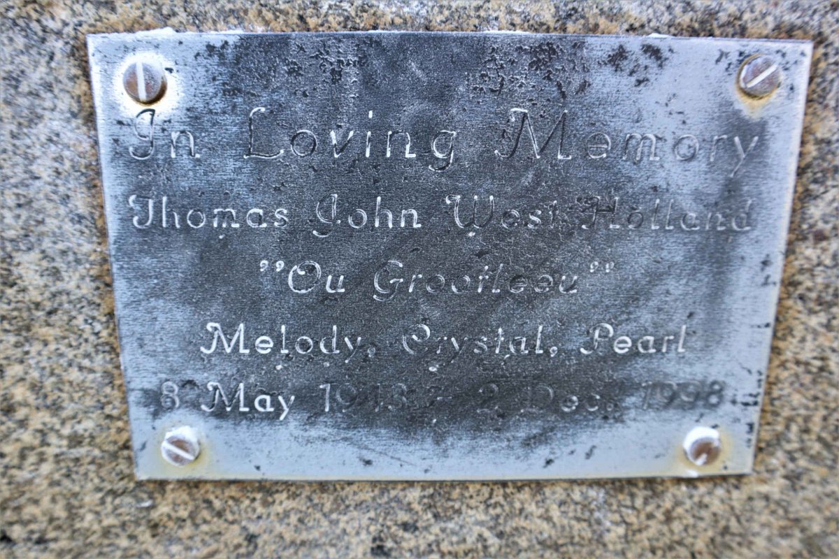 HOLLAND Thomas John West 1943-1998