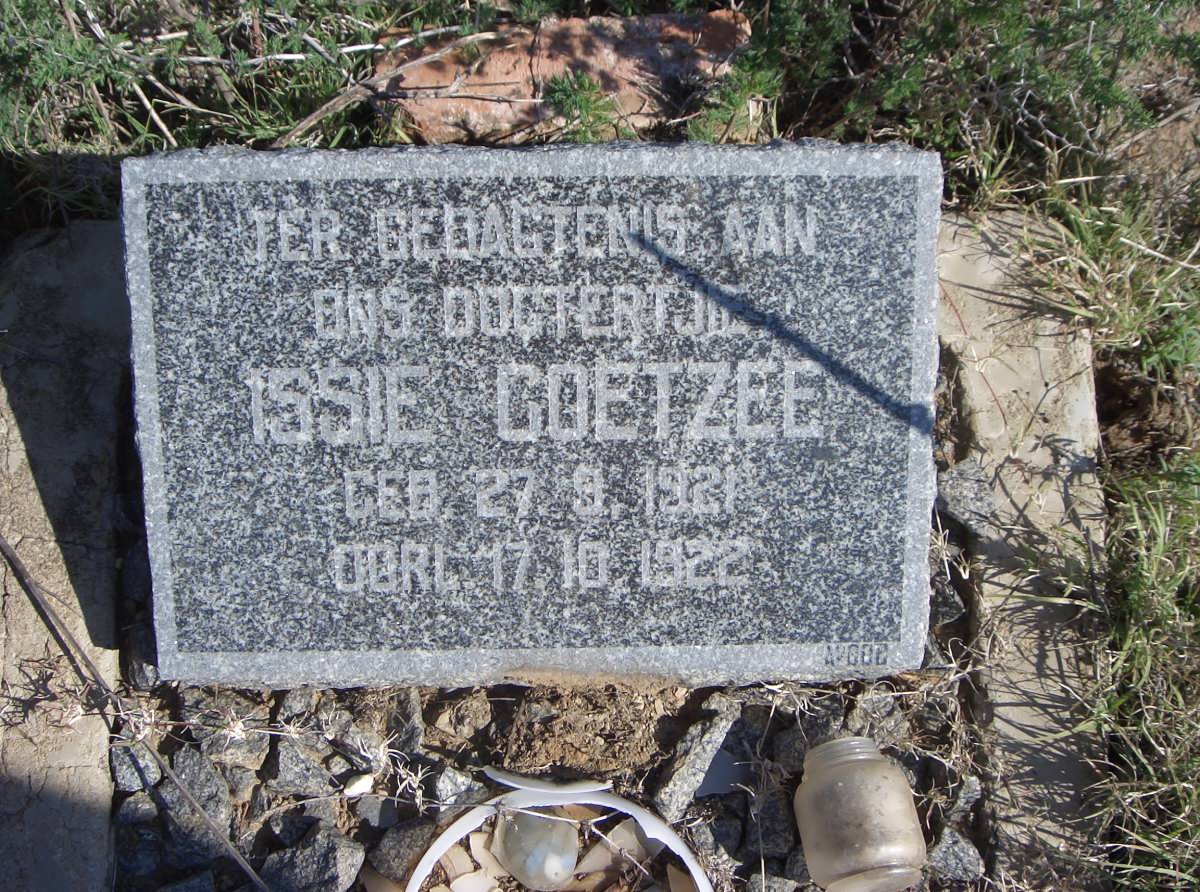COETZEE Issie 1921-1922