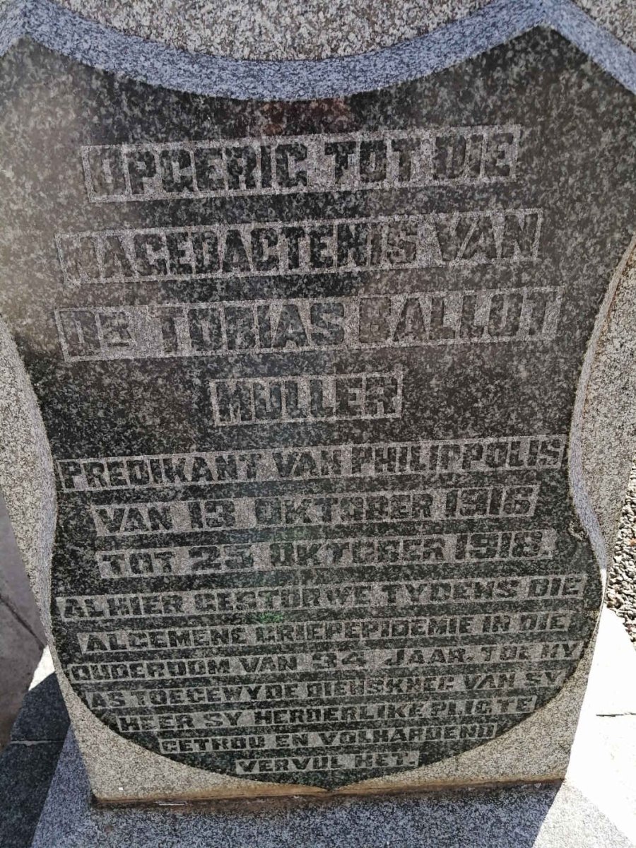 MULLER Tobias Ballot -1918