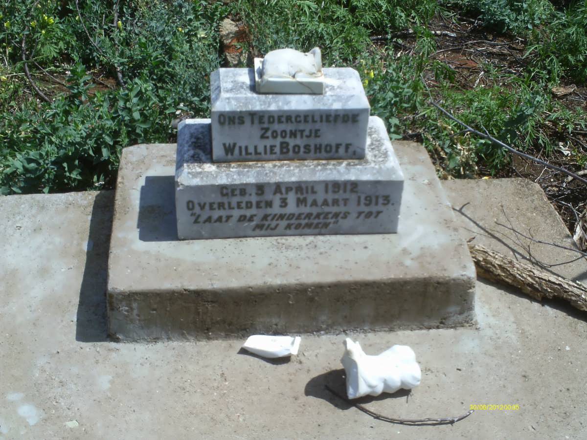 BOSHOFF Willie 1912-1913