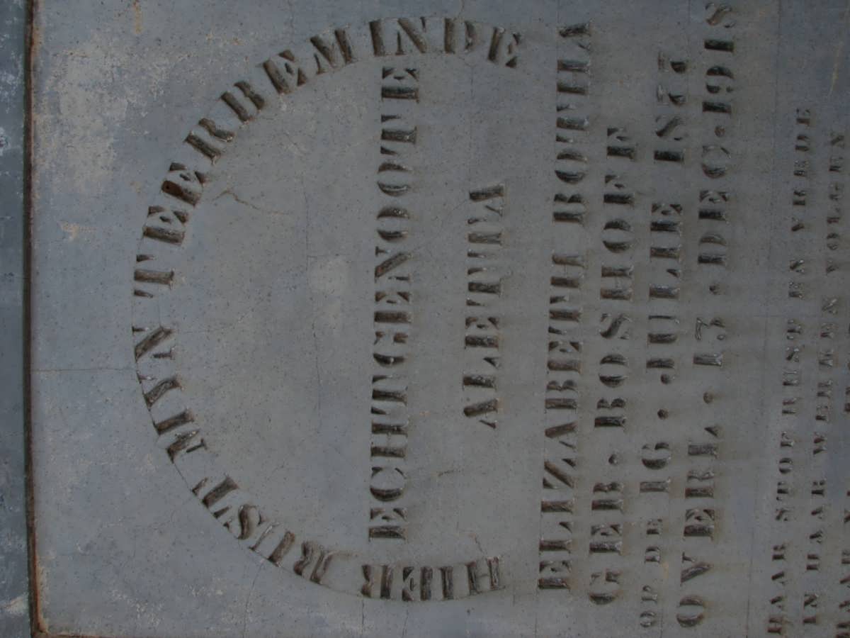 BOTHA Aletta Elizabeth nee BOSHOFF 1877-1918