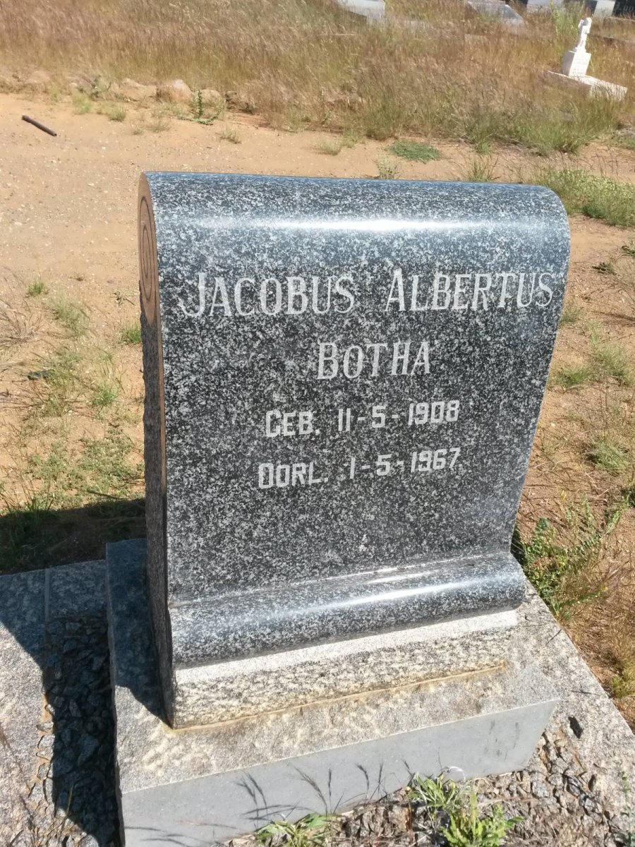 BOTHA Jacobus Albertus 1908-1967