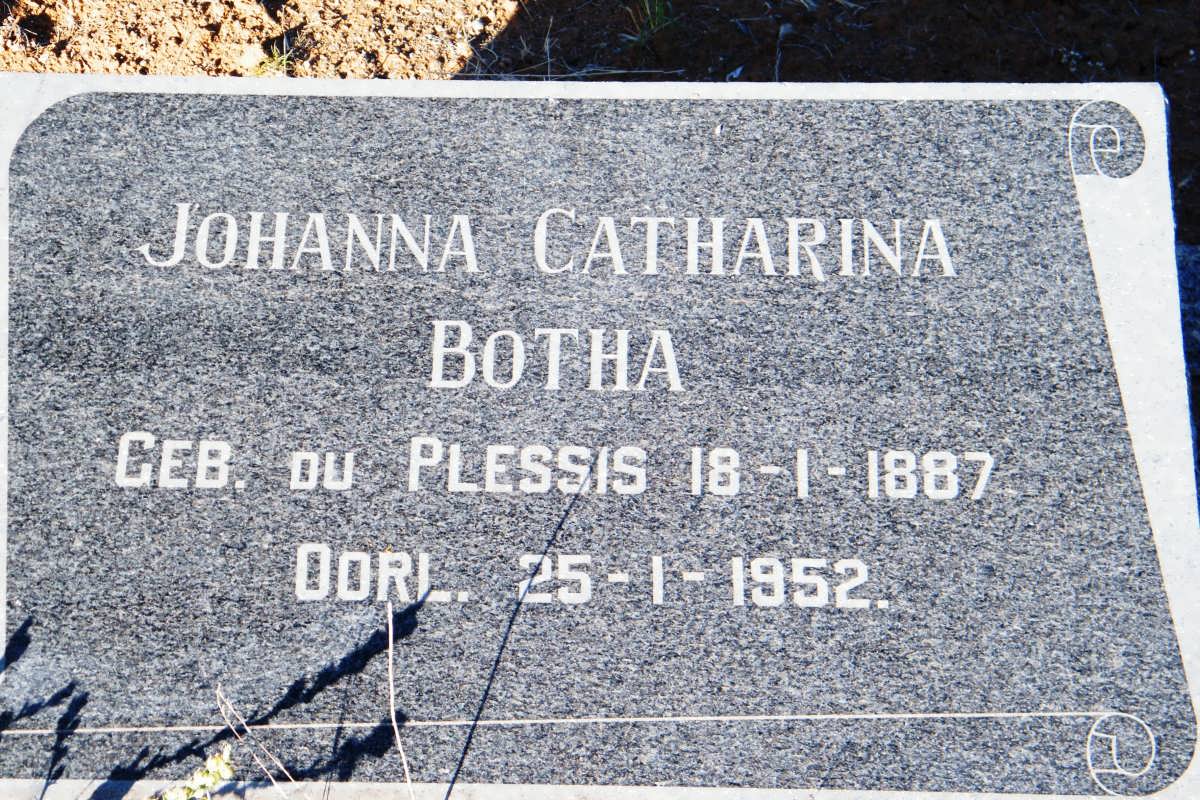 BOTHA Abraham Stephanus 1883-1970 &amp; Johanna Catharina 1887-1952