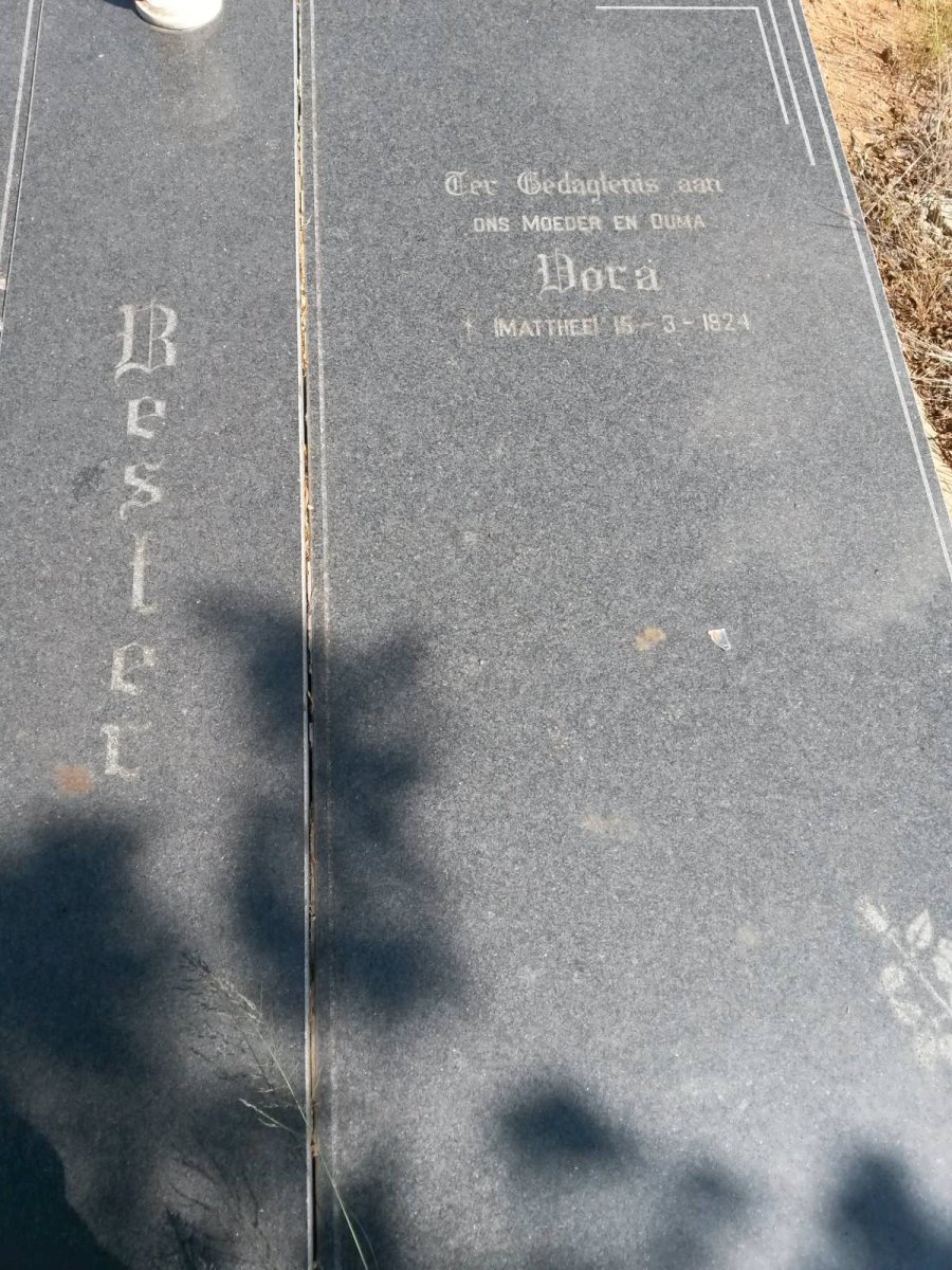 BESTER Dora nee MATTHEE 1924-