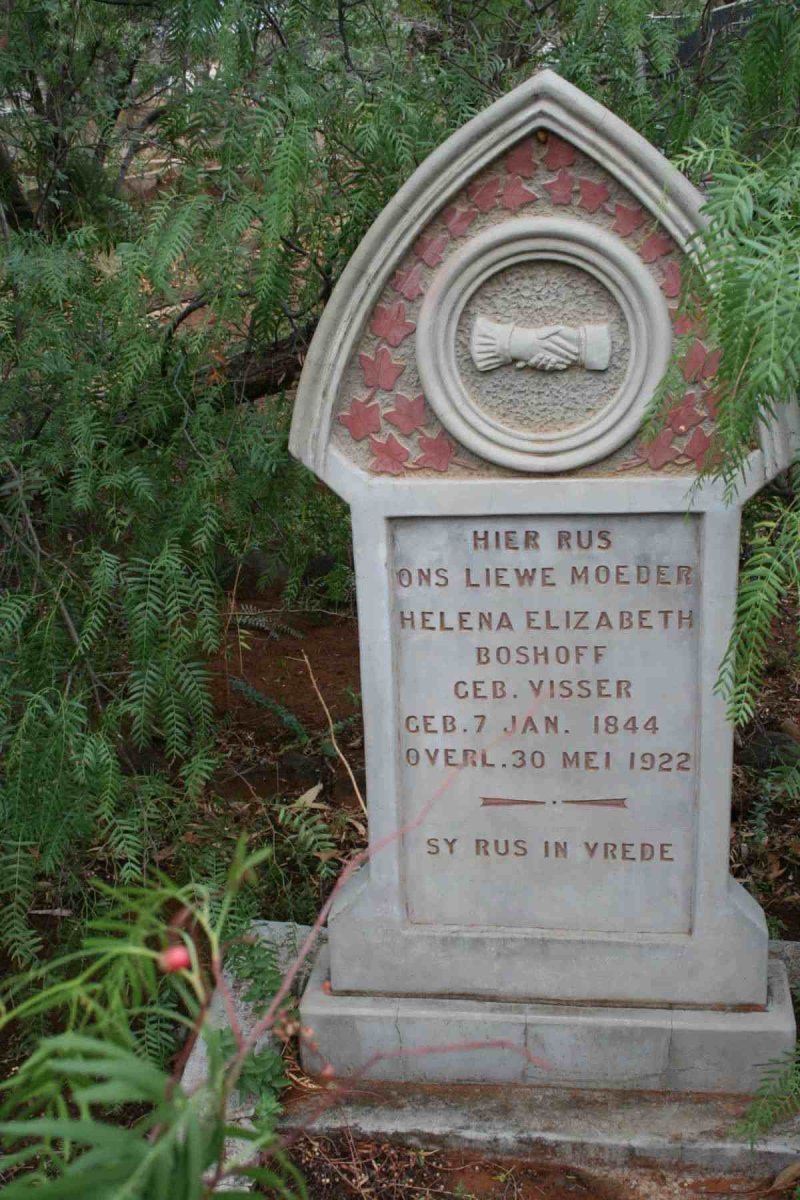 BOSHOFF Helena Elizabeth nee VISSER 1844-1922