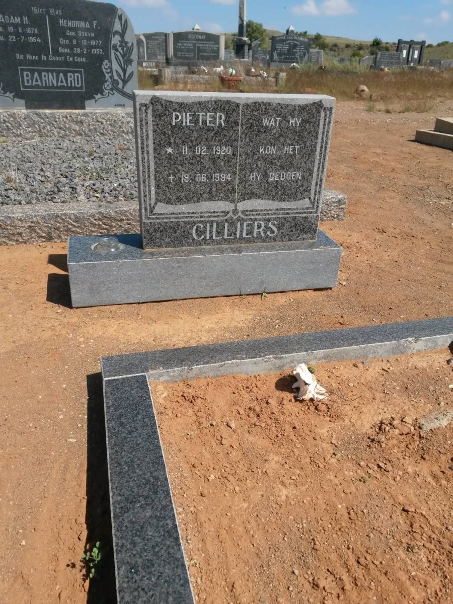 CILLIERS Pieter 1920-1994