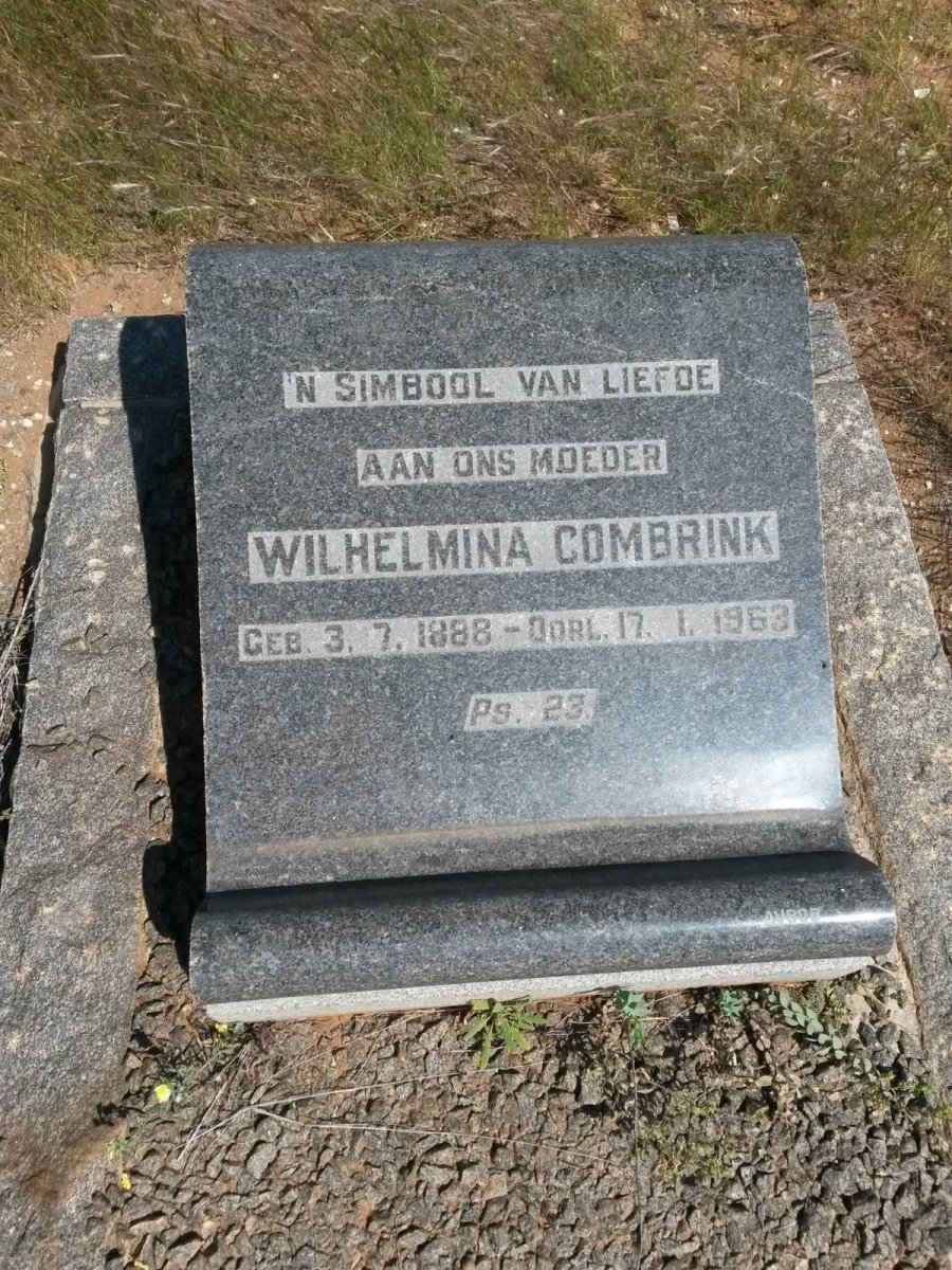 COMBRINK Wilhelmina 1888-1963