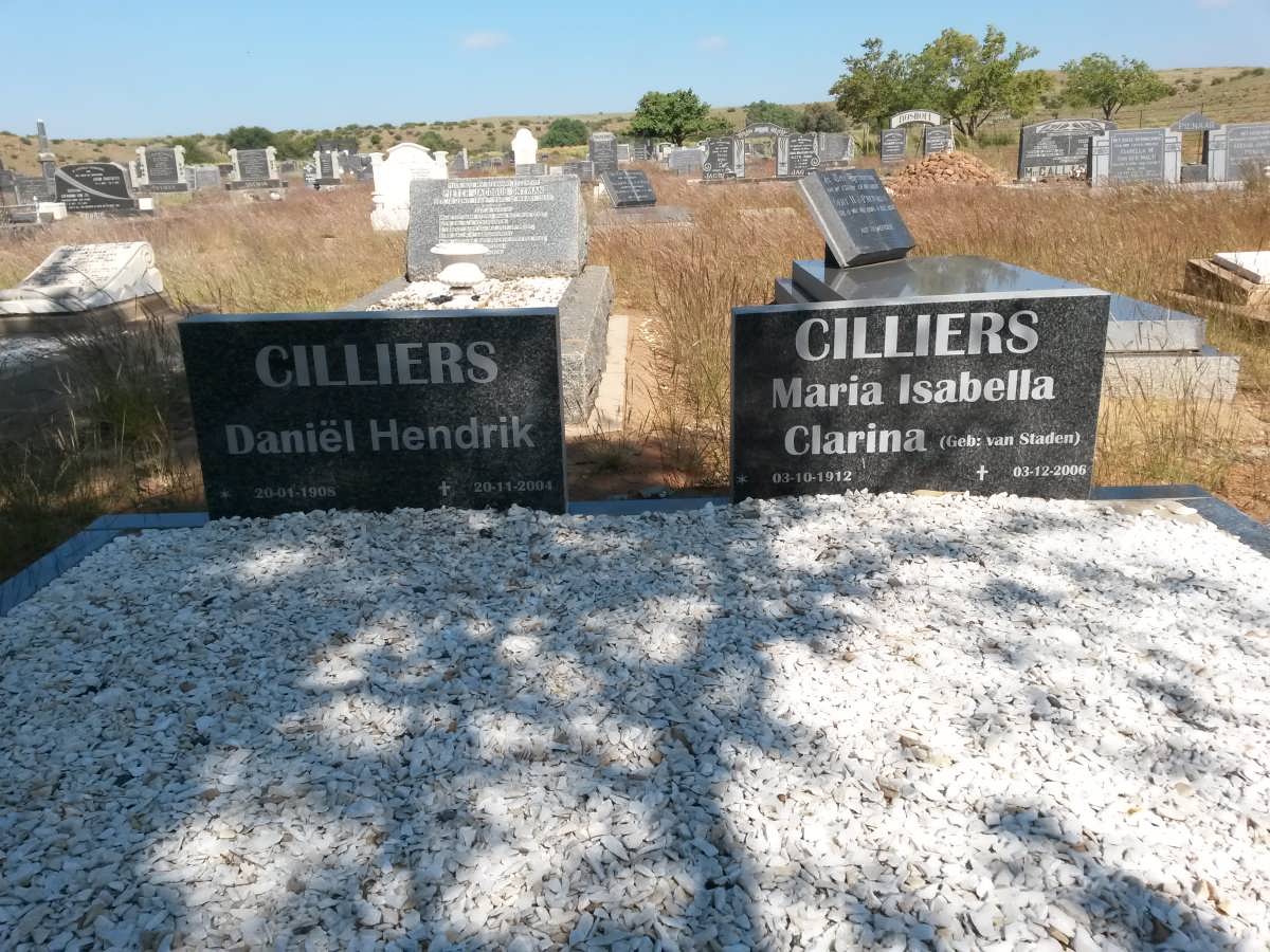 CILLIERS Daniel Hendrik 1908-2004 &amp; Maria Isabella Clarina VAN STADEN 1912-2006