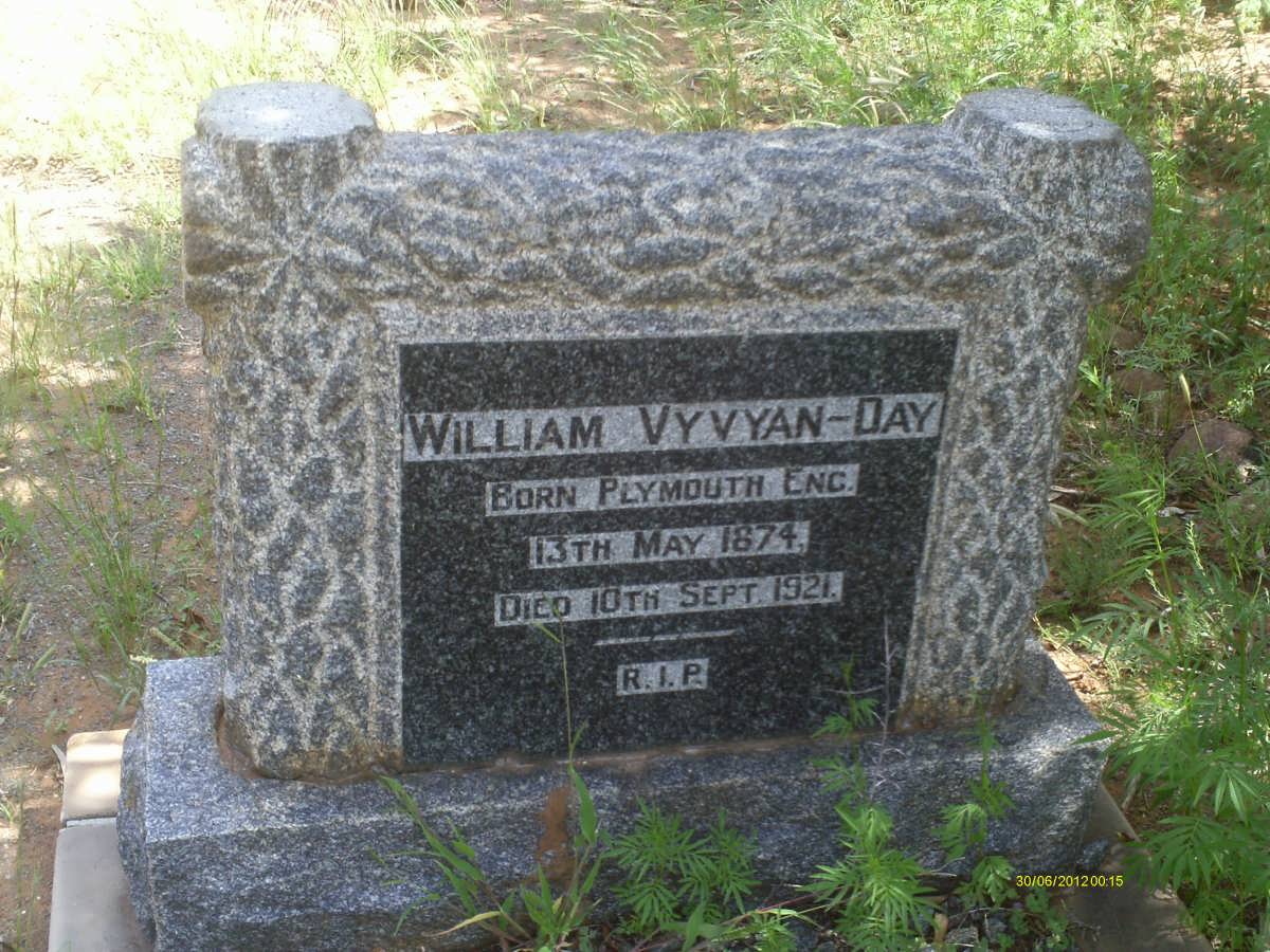 DAY William, VYVYAN 1874-1921
