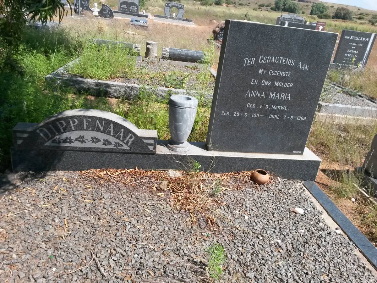 DIPPENAAR Anna Maria nee V.D. MERWE 1911-1969