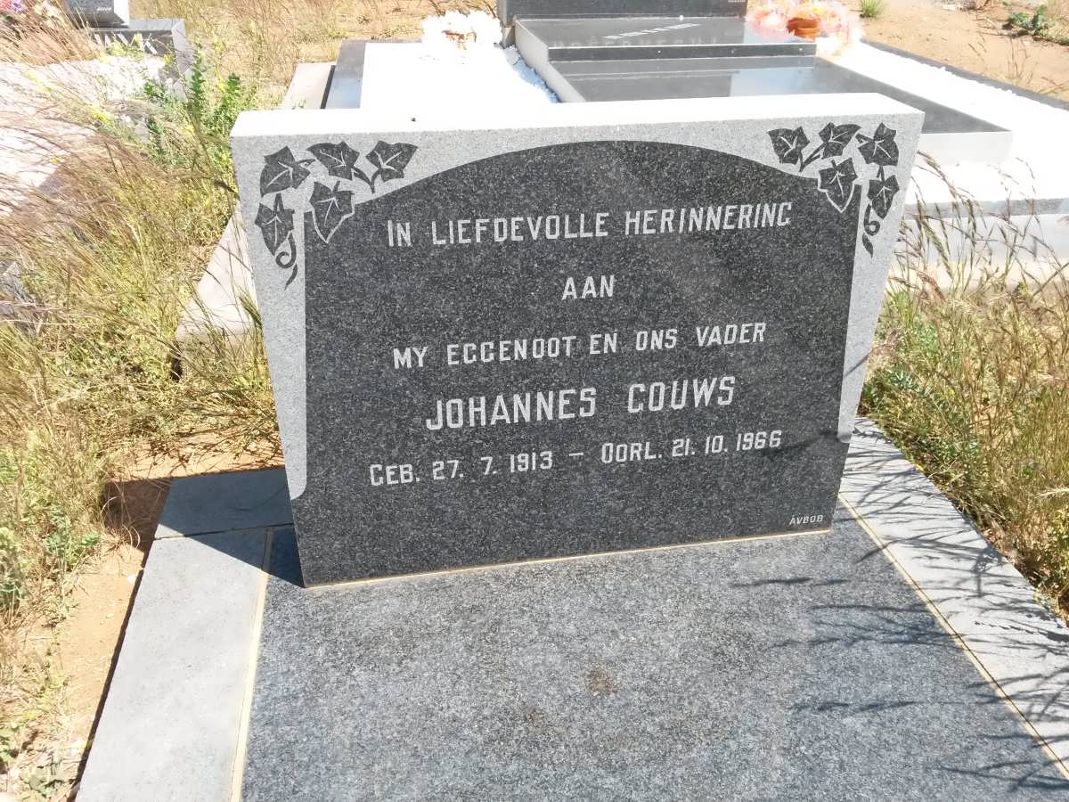 GOUWS Johannes 1913-1966