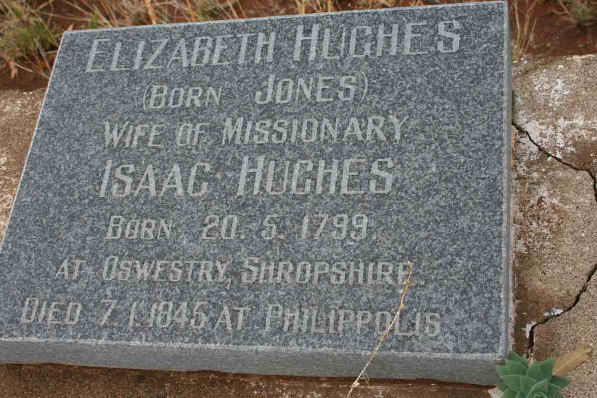 HUGHES Elizabeth nee JONES 1799-1845